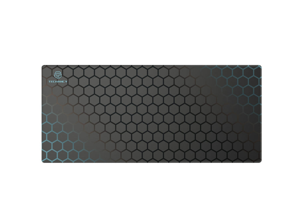 Tapete para rato Techancy 40 x 90 cm, TW2775, borracha antiderrapante, adequado para jogos de PC, preto-0