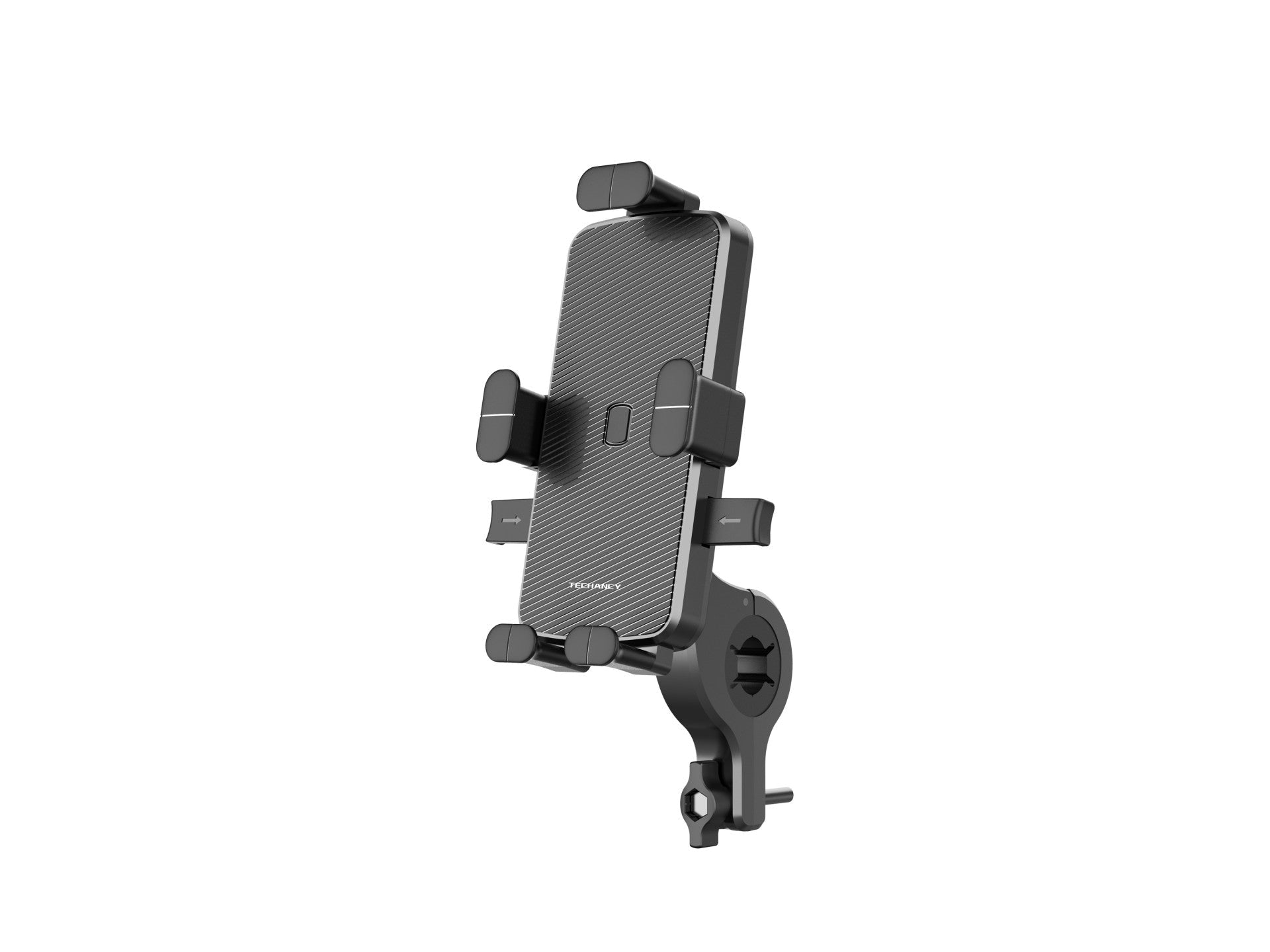 Techancy Suporte Universal Para Bicicleta Preto Ti2286, Telemóvel De 4,7-7,2 Polegadas, Fixação De Quatro Pontos, Sólido E Que Não Cai-0